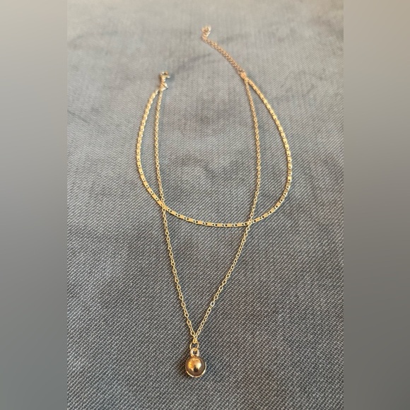 Classic Rhinestone Decor Women Alloy Choker Chain Double-layer Necklace - Picture 6 of 7